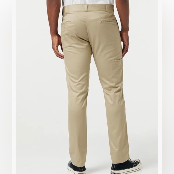 Dickies Skinny Straight Khaki Chino Work Pant Size 33 - Picture 4 of 12